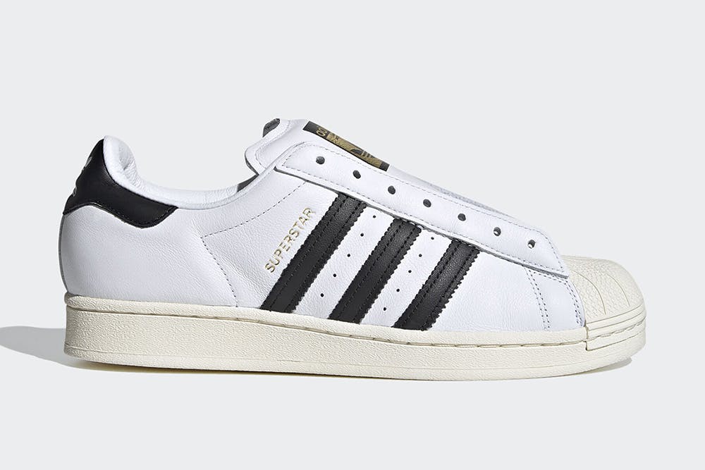 Adidas laceless superstar clearance